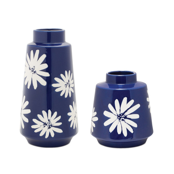 Ceramic Daisy Vase (Set of 2) - 88310