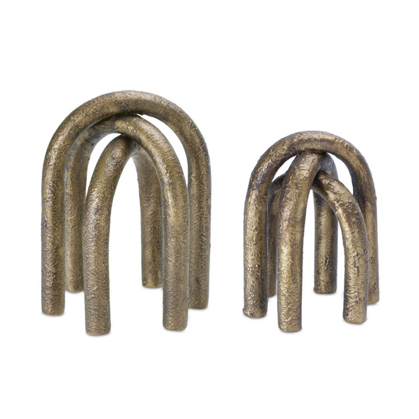 Modern Metal Arches Sculpture (Set of 2) - 88366