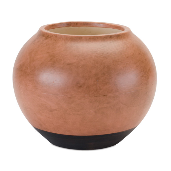 Two Tone Ceramic Vase 8.75"D - 88470