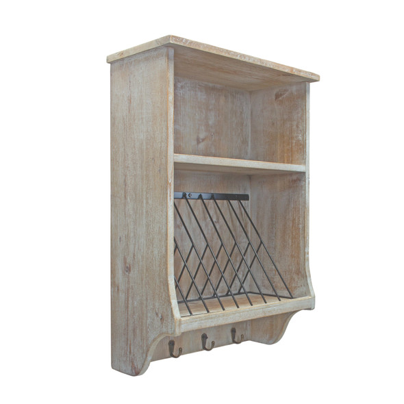 Wood Wall Organizer 24"H - 88474