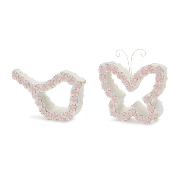 Bird and Butterfly Floral Outline (Set of 2) - 88631