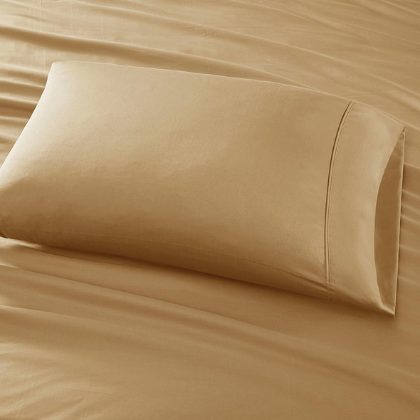 4pc Gold 600TC Pima Cotton Sheet Set (600 Thread Count Pima-Gold)