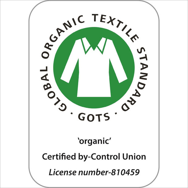 6pc Blue Organic Cotton Bath Towel Set - GOTS Certified - 650 GSM ( 086569178794)