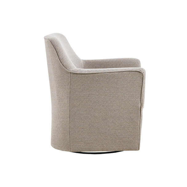 Augustine Grey Swivel Glider Chair (Augustine Grey-Swivel Glider Chair )