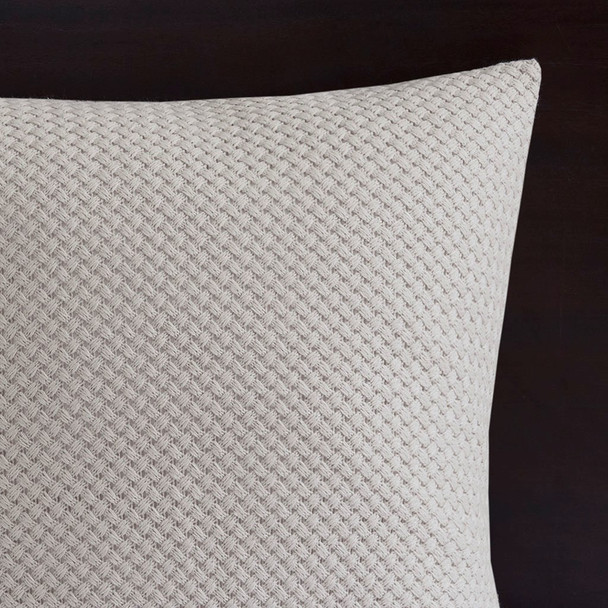 Grey & White Farmhouse Charm Comforter Set AND Decorative Pillows (Essence-Grey-Comforter)