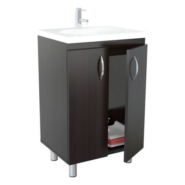 Modern Espresso Color Vanity and Sink