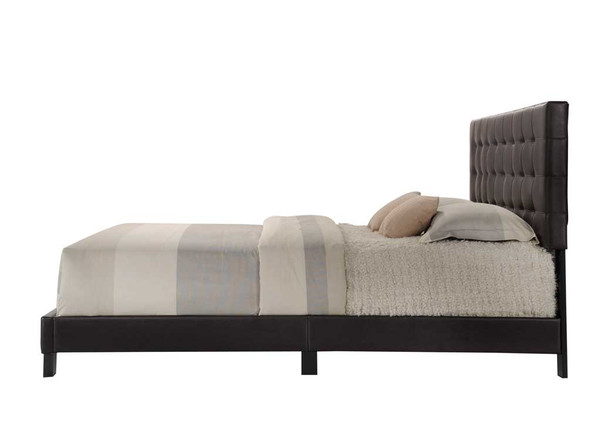 83" X 64" X 46" Queen Espresso Pu Bed