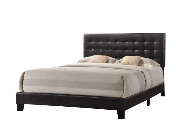 83" X 64" X 46" Queen Espresso Pu Bed