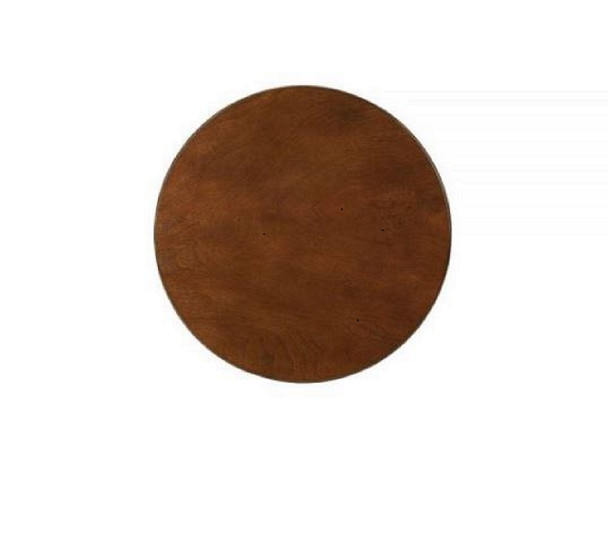 Walnut Round Wooden Side Table