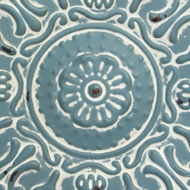 Small Blue Medallion Wall Decor