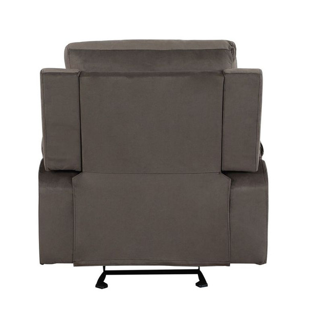 40" Modern Brown Fabric Chair