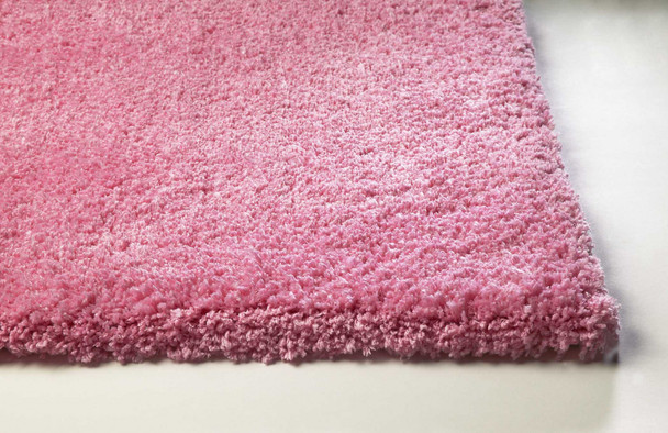 8' x 11'  Bright Hot Pink Shag Area Rug