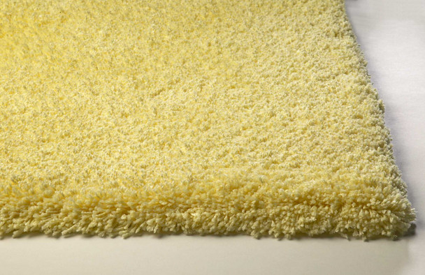 2'x4' Canary Yellow Indoor Shag Rug