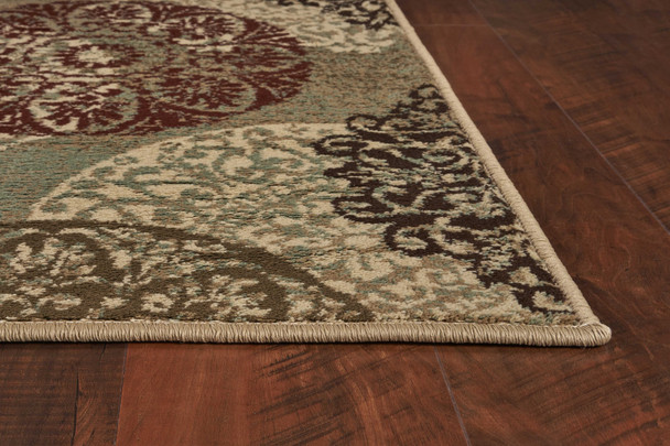 3' x 5' Sage Polypropylene Area Rug