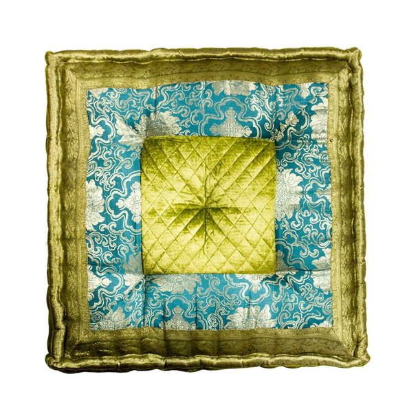 5" x 24" x 24" Silk Lime Pillow