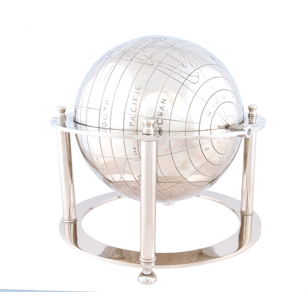 16" x 16" x 15" Aluminium Globe