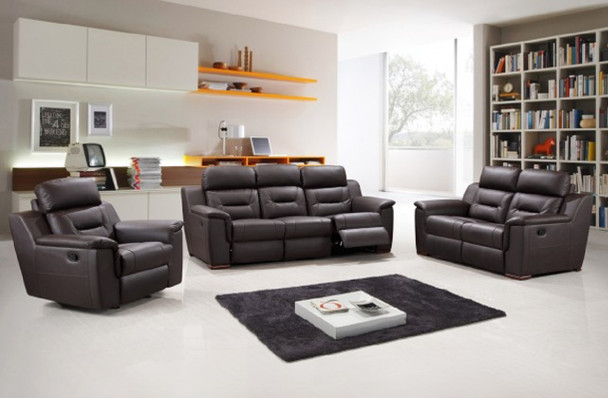 200" X 123" X 123" Brown Sofa Set