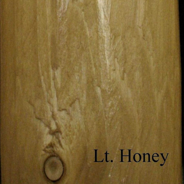 Natural Light Honey Finish Cedar Log Queen Headboard