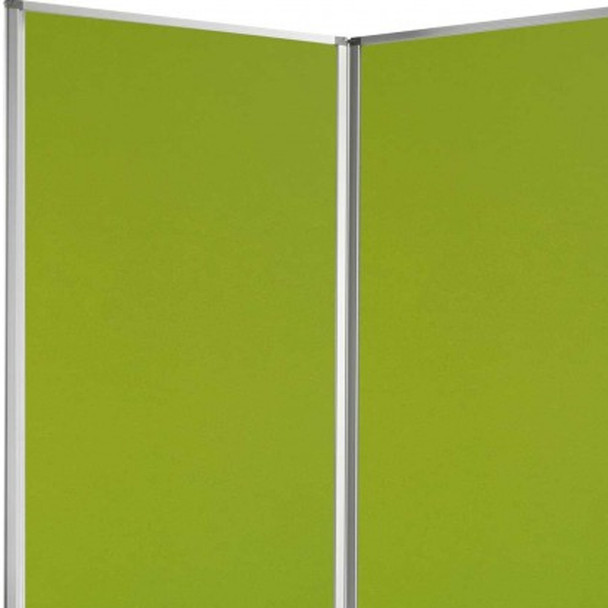 318" x 1" x 71" Green, Metal, 9 Panel, Screen