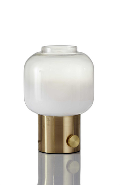 Mod Pod Brass Glass Table Lamp