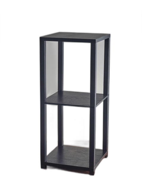 28" H Basic Black Book Case End Table