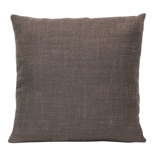 Mocha Tweed 18" Square Pillow