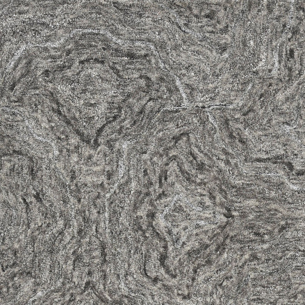 5'x7' Grey Hand Tufted Abstract Indoor Area Rug