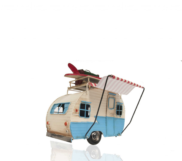 Piggy Bank and Picture Frame Camper Trailer Model