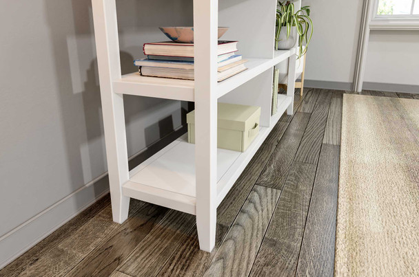 30" Bookcase with 2 Shelves in White