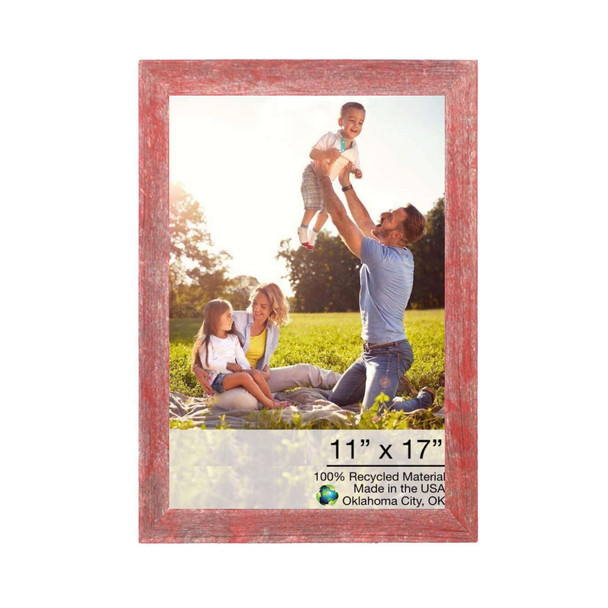 11x17 Rustic Red Picture Frame