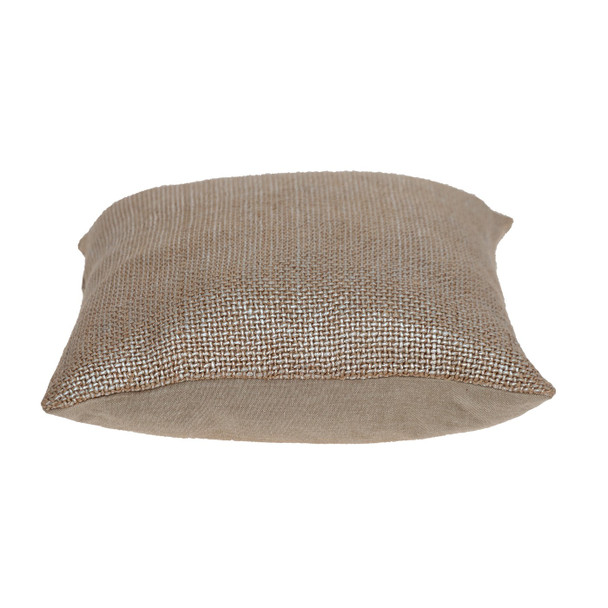 Touch of Silver Natural Throw Pillow