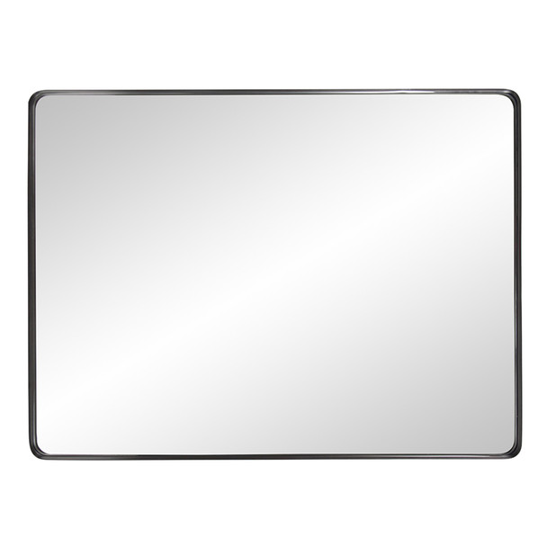 Rectangular Stainless Steel Frame with Brushed Black Finish