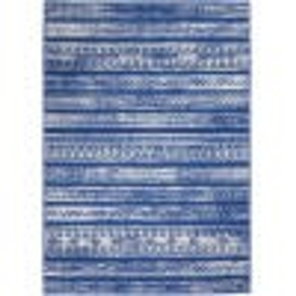 6 x 9 Navy Blue and Ivory Distressed Area Rug