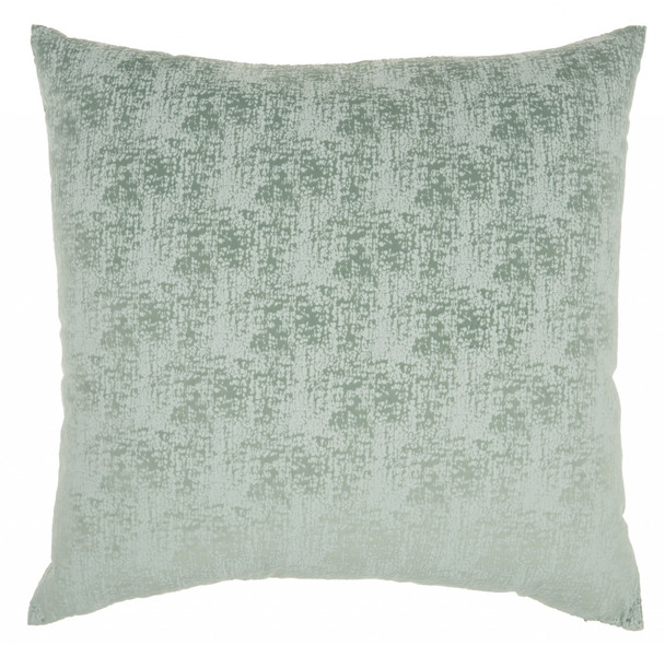 Pale Green Distressed Gradient Throw Pillow