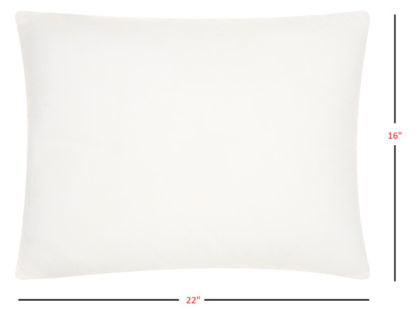 16" x 22" Choice White Lumbar Pillow Insert