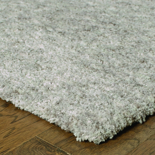 7 x 10 Modern Shaggy Soft Gray Indoor Area Rug