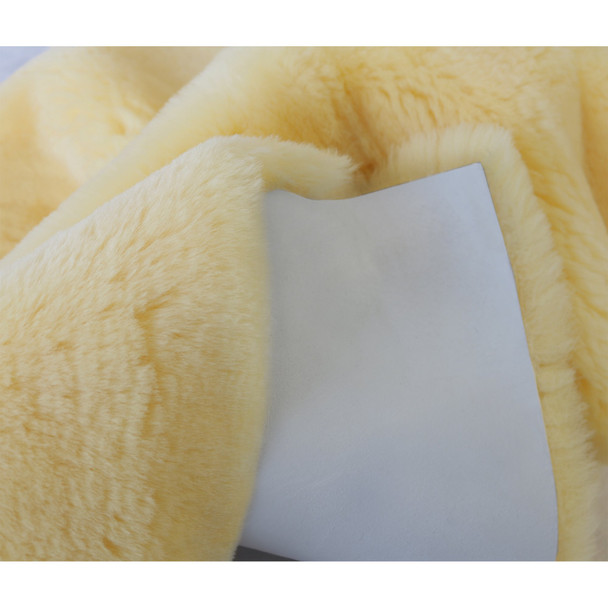 2' X 5' Natural off white Medical Grade Double Sheepskin Throw Blanket