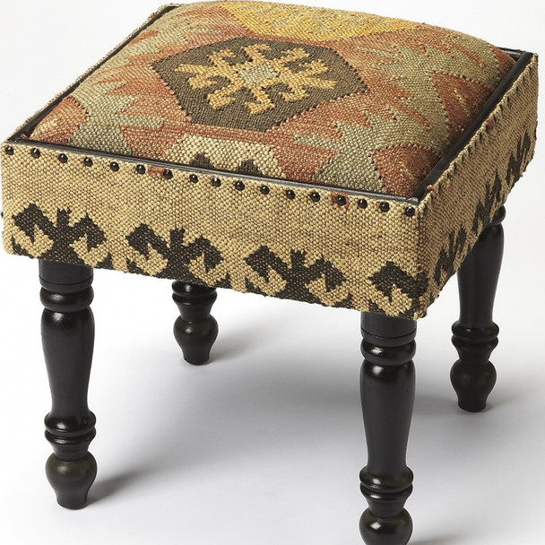 Bohemian Jute Stool