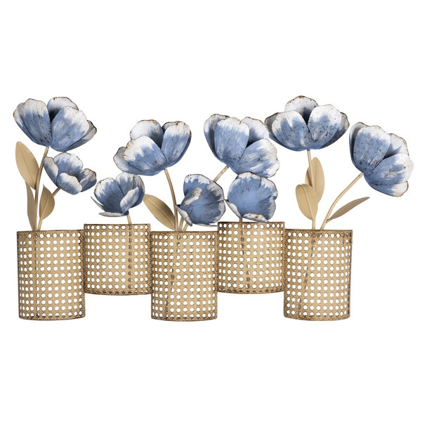 Metal Flower Pots Wall Decor