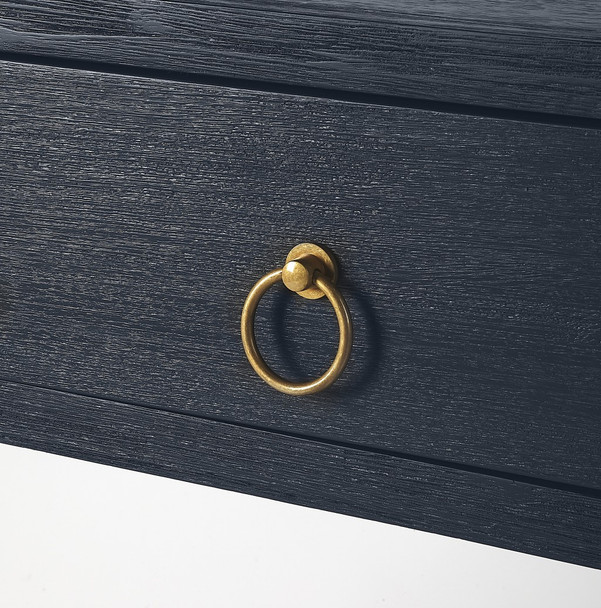 Lark Navy Blue Bookshelf