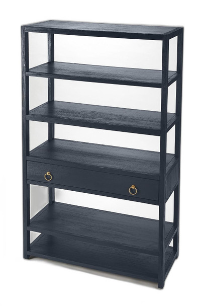 Lark Navy Blue Bookshelf