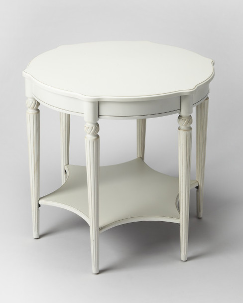 Cottage White Accent Table