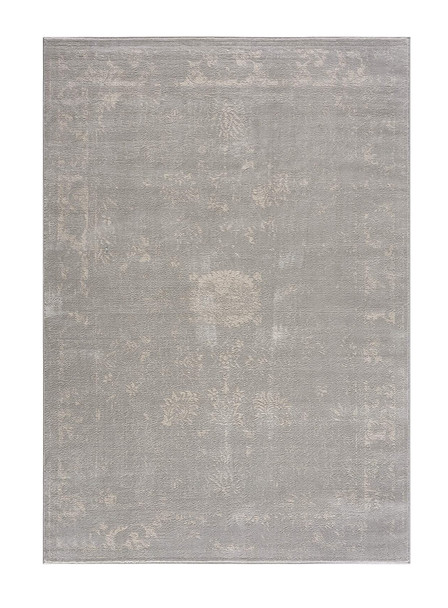 8 x 11 Modern Gray Distressed Area Rug