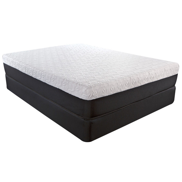 11.5" Lux Copper Infused Gel Memory Foam and High Density Foam Mattress Cal King