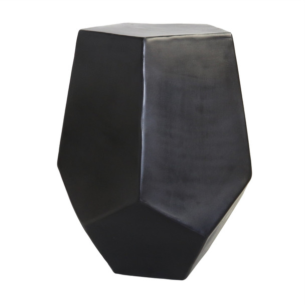 Cast Aluminum Hexagonal Drum Table