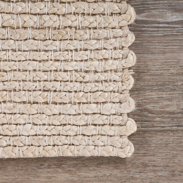 9 x 12 Natural Bleached Contemporary Area Rug