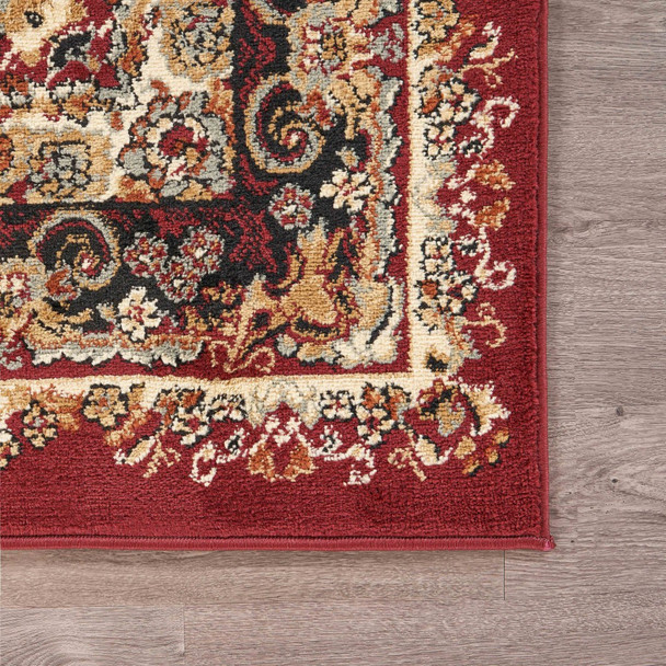 5 x 7 Red Royal Medallion Area Rug