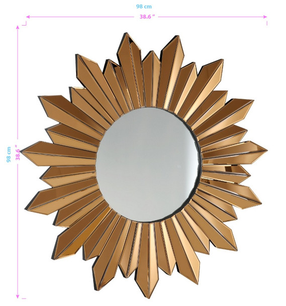 Golden Sun Accent Mirror