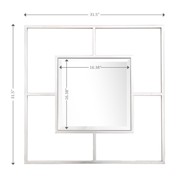 Sqaure on Square Wall Mirror