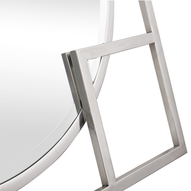 X Shaped Beveled Edge Mirror